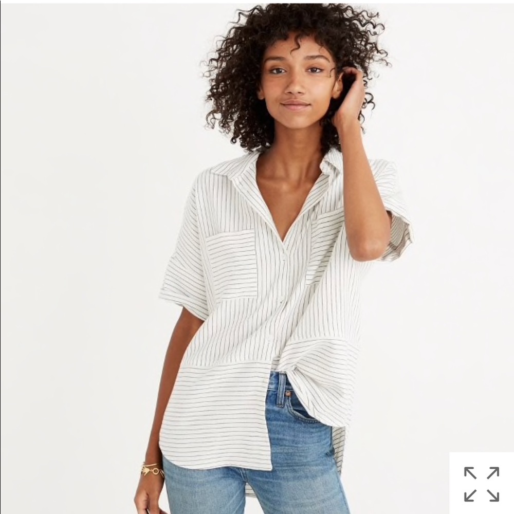 Madewell flannel courier shirt
